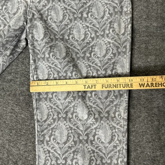 Chicos Girlfriend Slim Leg Ankle Jeans Womens 0.5 4 / 6 Perfect Stretch Pattern - Picture 11 of 14